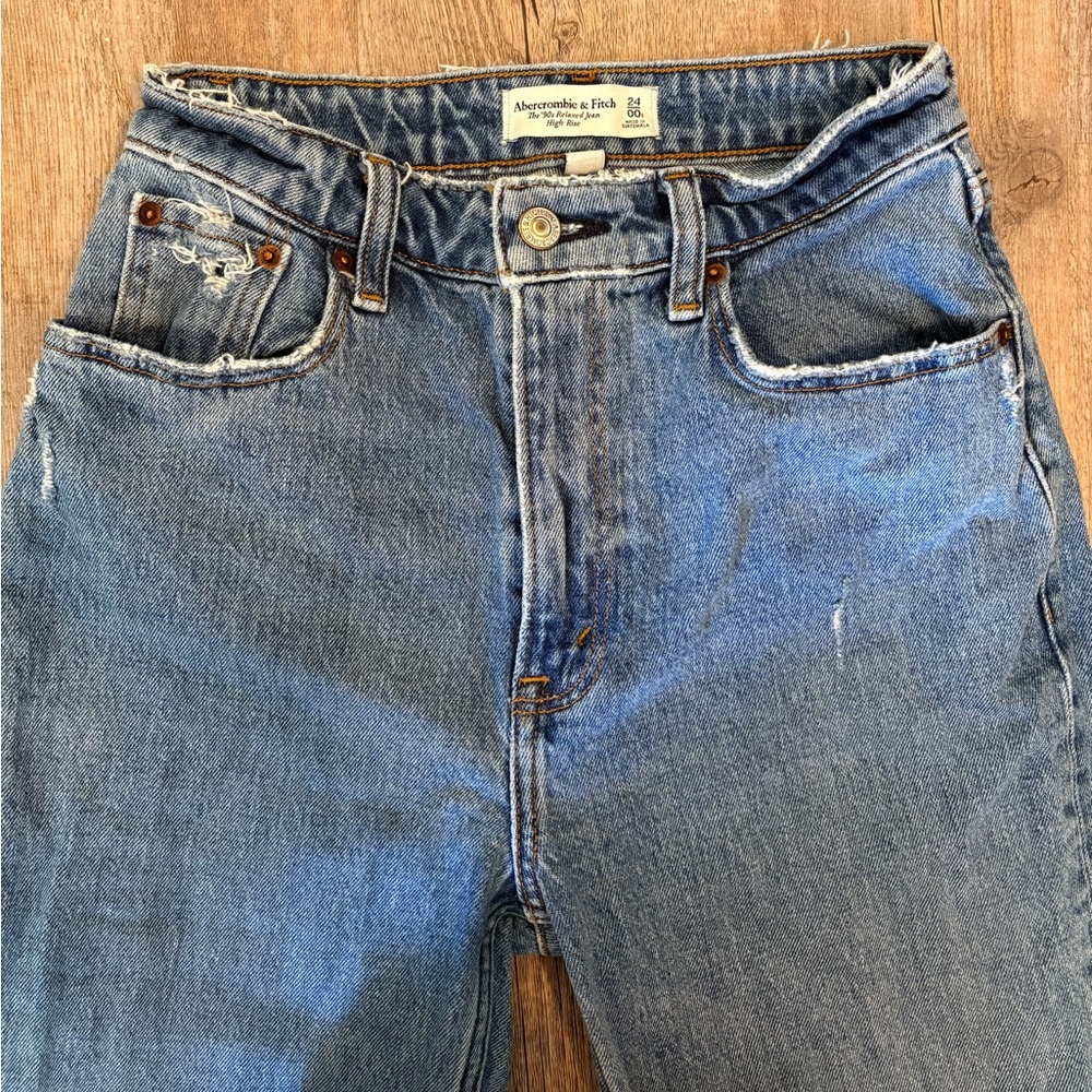 Abercrombie & Fitch High Rise Blue Jeans